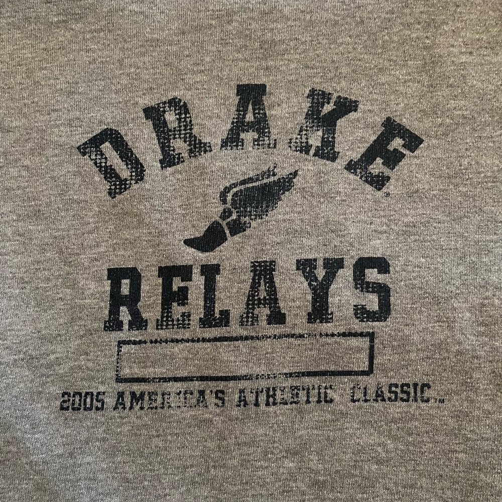 Russell Brand Gray Men's Drake Relays Sweatshirt